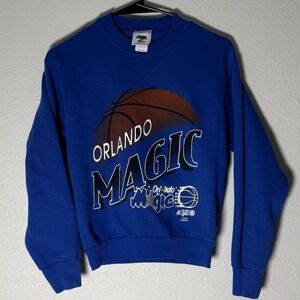 Orlando Magic Youth Sweatshirt Blue Vintage‎ Size 12/14